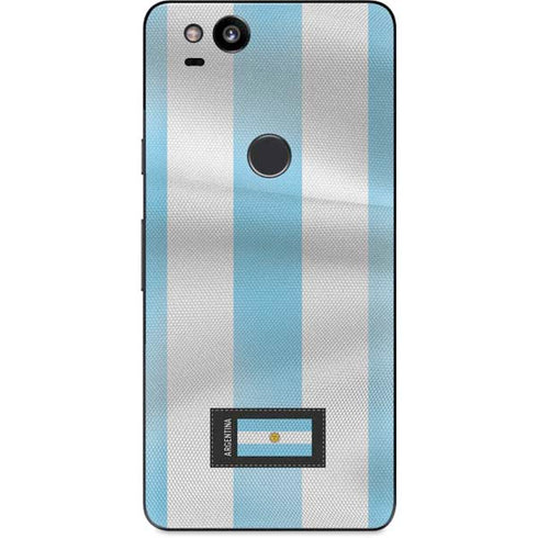 Argentina Soccer Flag Google Pixel 2 Skin